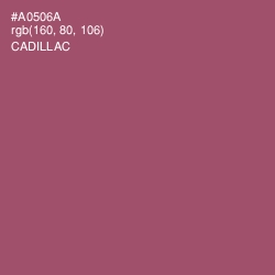 #A0506A - Cadillac Color Image