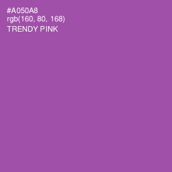 #A050A8 - Trendy Pink Color Image