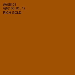 #A05101 - Rich Gold Color Image