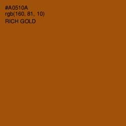 #A0510A - Rich Gold Color Image