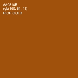 #A0510B - Rich Gold Color Image