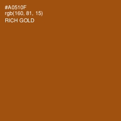 #A0510F - Rich Gold Color Image