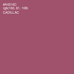 #A0516C - Cadillac Color Image