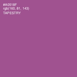 #A0518F - Tapestry Color Image