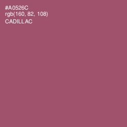 #A0526C - Cadillac Color Image