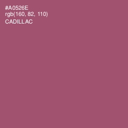 #A0526E - Cadillac Color Image