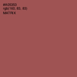 #A05353 - Matrix Color Image