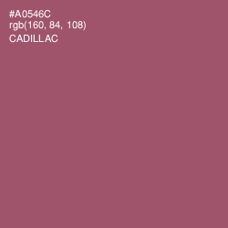 #A0546C - Cadillac Color Image