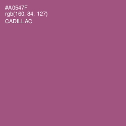 #A0547F - Cadillac Color Image