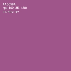 #A0558A - Tapestry Color Image