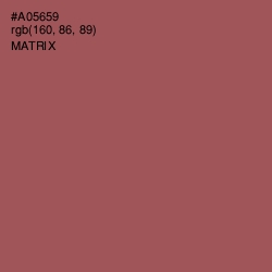 #A05659 - Matrix Color Image