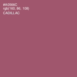 #A0566C - Cadillac Color Image