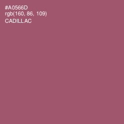 #A0566D - Cadillac Color Image