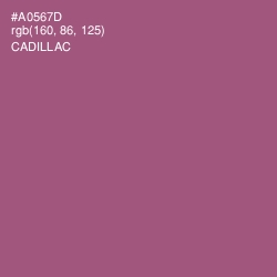 #A0567D - Cadillac Color Image
