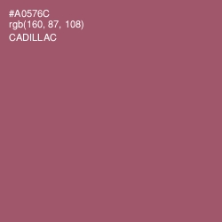 #A0576C - Cadillac Color Image