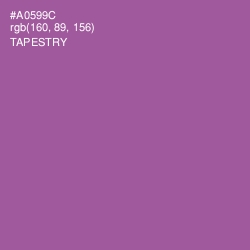#A0599C - Tapestry Color Image