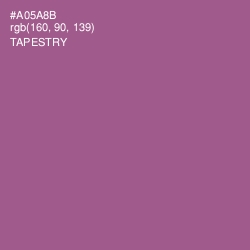 #A05A8B - Tapestry Color Image