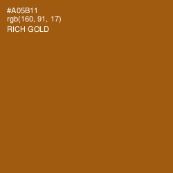 #A05B11 - Rich Gold Color Image