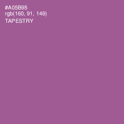 #A05B95 - Tapestry Color Image