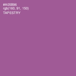 #A05B96 - Tapestry Color Image