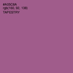 #A05C8A - Tapestry Color Image