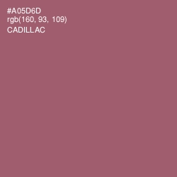 #A05D6D - Cadillac Color Image