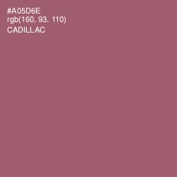 #A05D6E - Cadillac Color Image