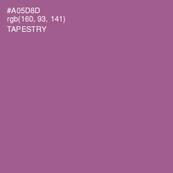 #A05D8D - Tapestry Color Image