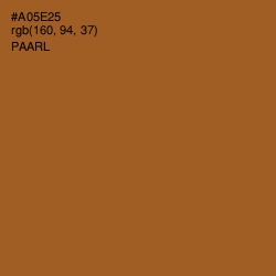 #A05E25 - Paarl Color Image