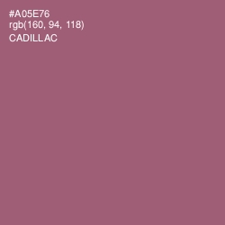 #A05E76 - Cadillac Color Image