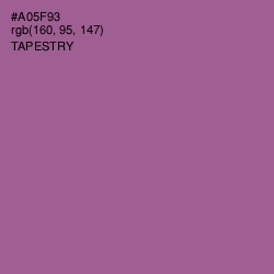 #A05F93 - Tapestry Color Image