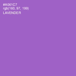 #A061C7 - Lavender Color Image