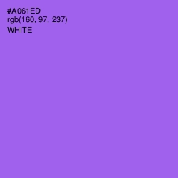 #A061ED - Medium Purple Color Image