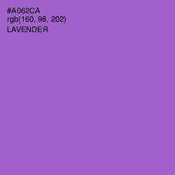 #A062CA - Lavender Color Image