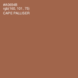 #A0654B - Cape Palliser Color Image