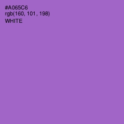 #A065C6 - Lavender Color Image