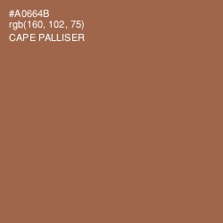 #A0664B - Cape Palliser Color Image