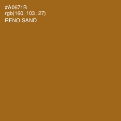 #A0671B - Reno Sand Color Image