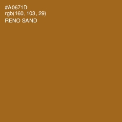 #A0671D - Reno Sand Color Image