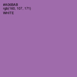 #A06BAB - Wisteria Color Image