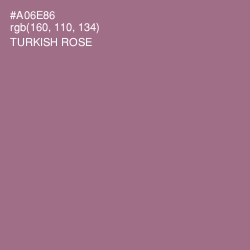 #A06E86 - Turkish Rose Color Image