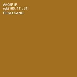 #A06F1F - Reno Sand Color Image