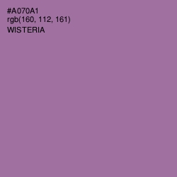 #A070A1 - Wisteria Color Image
