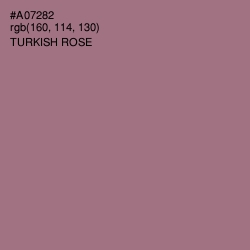 #A07282 - Turkish Rose Color Image