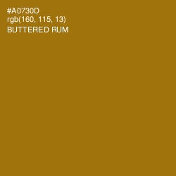 #A0730D - Buttered Rum Color Image