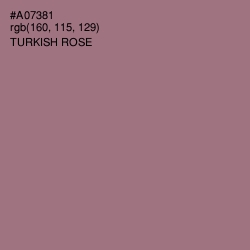 #A07381 - Turkish Rose Color Image