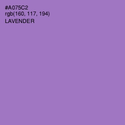 #A075C2 - Lavender Color Image