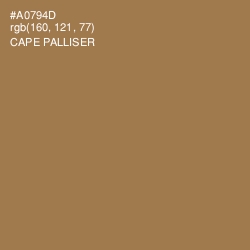 #A0794D - Cape Palliser Color Image