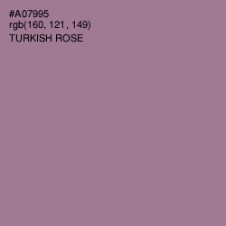 #A07995 - Turkish Rose Color Image