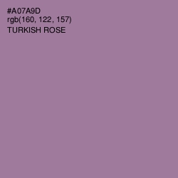 #A07A9D - Turkish Rose Color Image